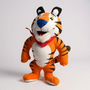 Kelloggs Tony the Tiger Plush Toy‎ Red Bandana Stuffed Animal